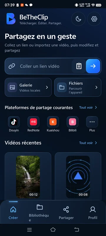 Coller le lien